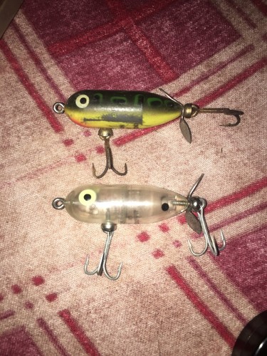 Lot of 2 Heddon Tiny Torpedo Fishing Lures