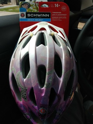 schwinn adult chic women's bike helmet