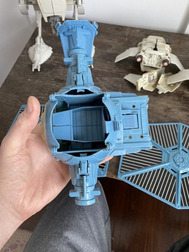 Vintage Star Wars Kenner Vehicle Parts Repair Lot: AT-ST Tie Fighter Speed Racer