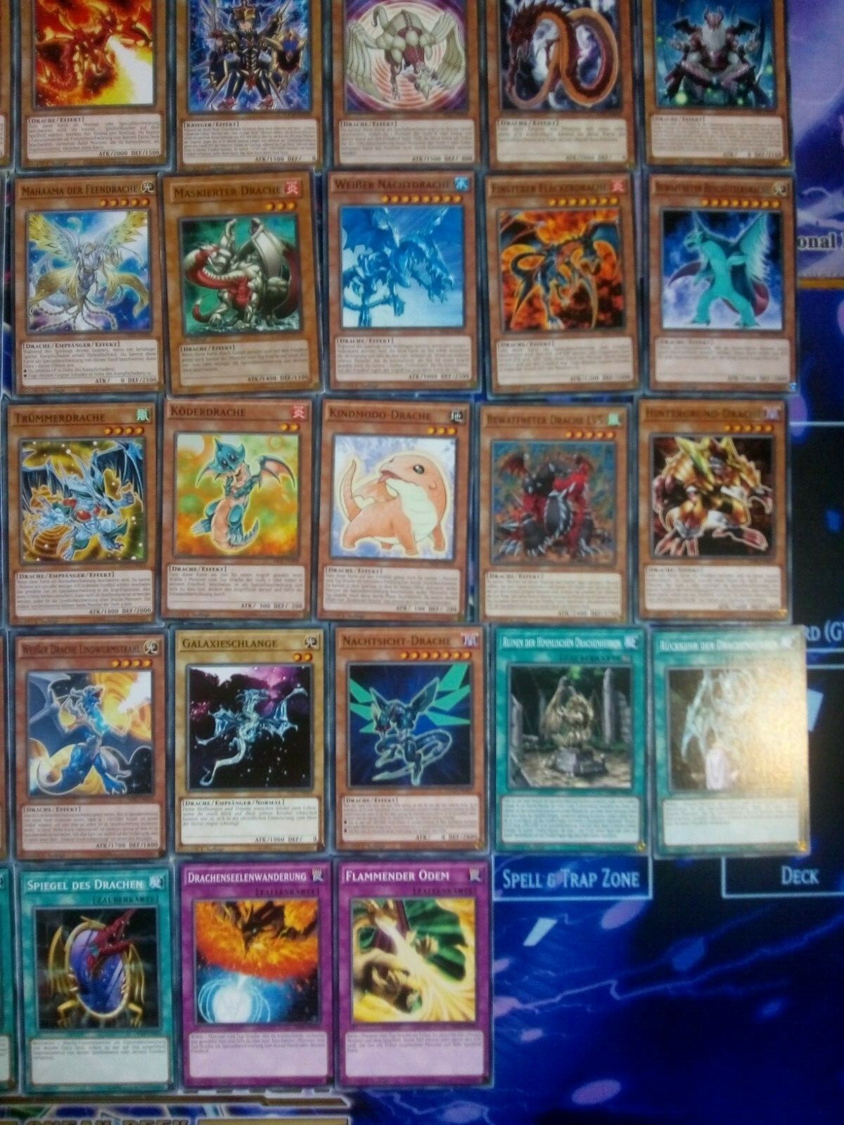 Yu-Gi-Oh Komplettes Drachen-Deck, 50 Karten, NEU, auch für Beginner geeignet