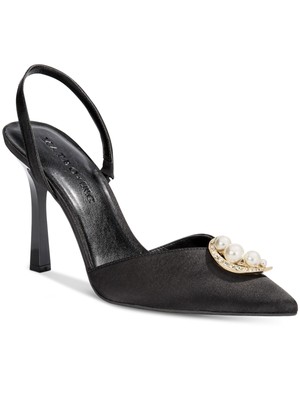 MATEO BY INC Женские черные туфли-лодочки без шнуровки на шпильке Victoria, 7 м