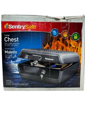SentrySafe Fireproof & Waterproof Safe w/ Key Lock 0.36 Cu Ft CHW30100 (OB)