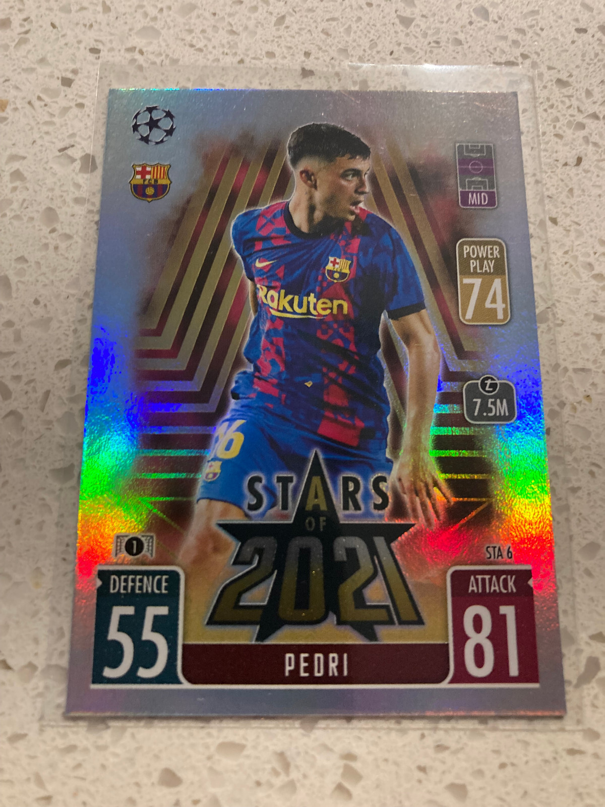 その他 pedri rc 2021 psa10 2021-22 Topps UEFA Champions League Pedri All Star Rookie