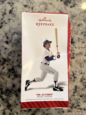 2014 Reggie Jackson Mr. October Hallmark Keepsake Christmas Tree Ornament