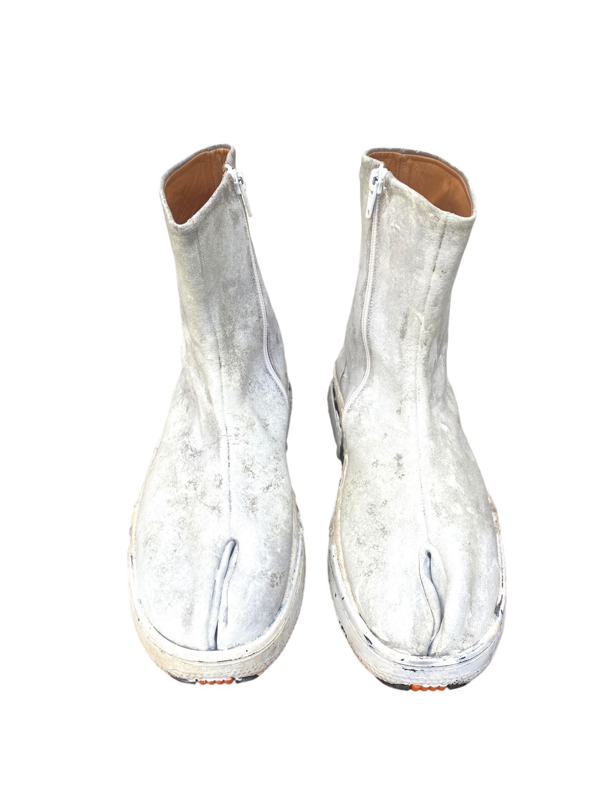 Maison Margiela Fusion - Tabi white painted boots Size 40 Maison Margiela Fusion - Tabi white painted boots Size 40