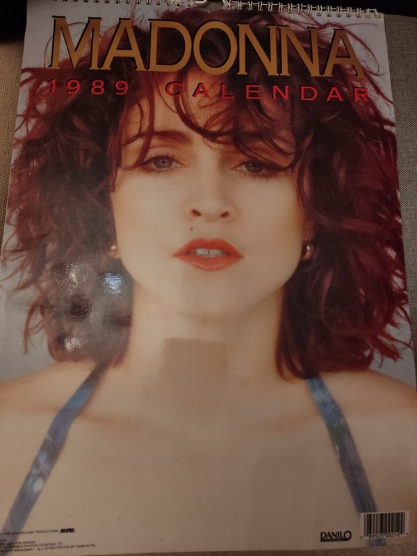 Madonna Calendrier Officiel 1989 Complet Rarissime Port Gratuit
