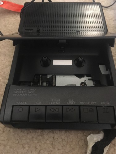 Radio Shack CTR-67 Model Cassette Recorder ~ Works