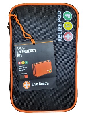 70 Pc. Live Ready Trifold Emergency Kit Relief Pod, Joy Cone, Brand New