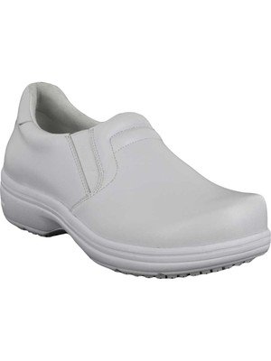 Женские сабо EASY WORKS BY EASY STREET White Circles Bind Round Toe Slip On Clogs 8 WW