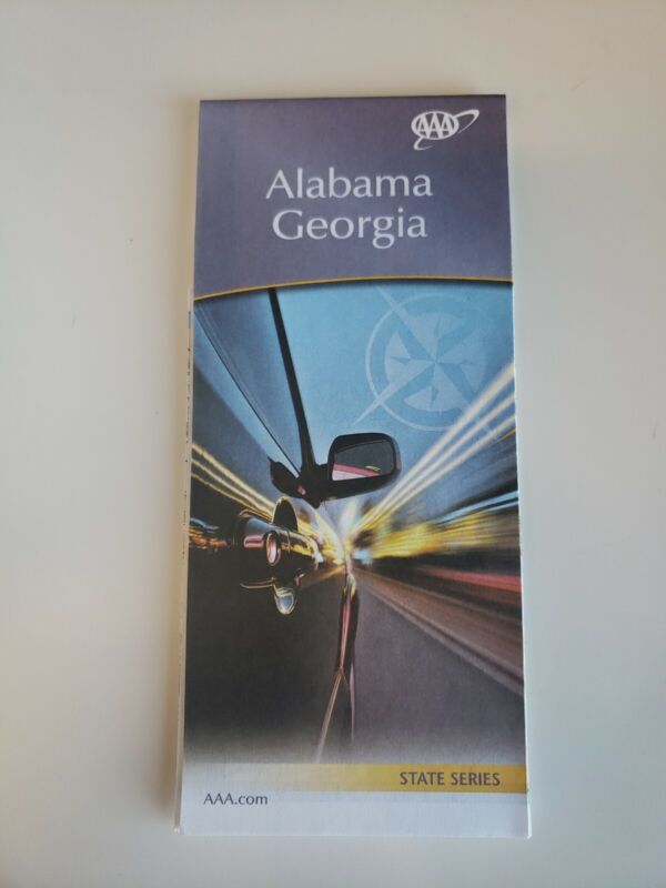 AAA Alabama Georgia State Map Roadmap 2021