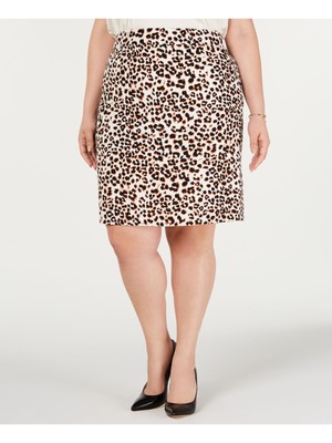 

Женская юбка-карандаш цвета слоновой кости на молнии выше колена BAR III для работы плюс юбка-карандаш, Цвет слоновой кости