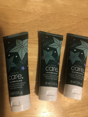 Avon Care Holiday Silicone Glove Protective Hand Creams 1.5 oz Lot of 3