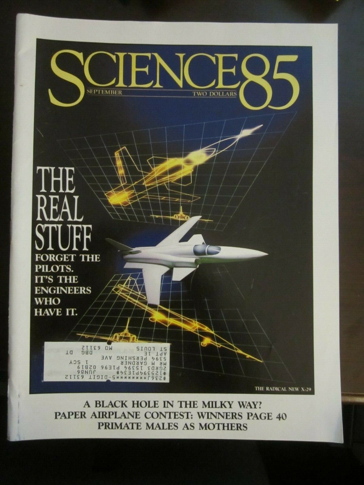 Science85 Magazine September 1985 The Real Stuff Engineers