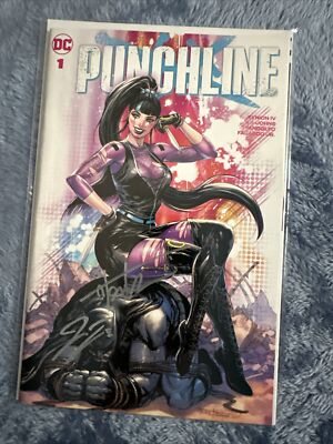 Auto COA Punchline #1 Tyler Kirkham Exclusive Signed By  Kirkham And Tynion
