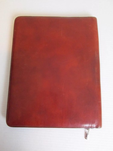 Bosca Zip Around Portfolio ~ Cognac ~ Old Leather Collection ~ Writing Pad ~ EUC