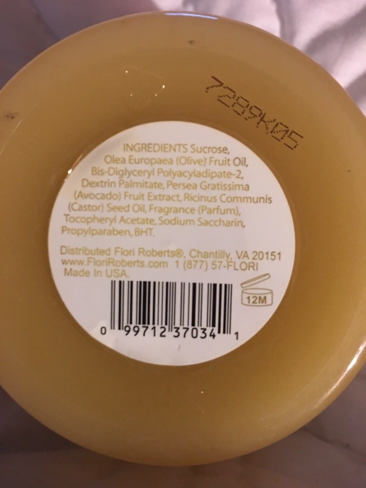 Flori Roberts Creme Brulee Body Buffer & Polish 8 Oz. Unsealed NEW Discontinued