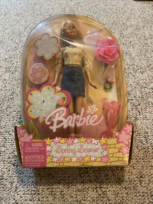 Barbie Spring Scene Doll 2005 Mattel H8252 *shelf Wear**