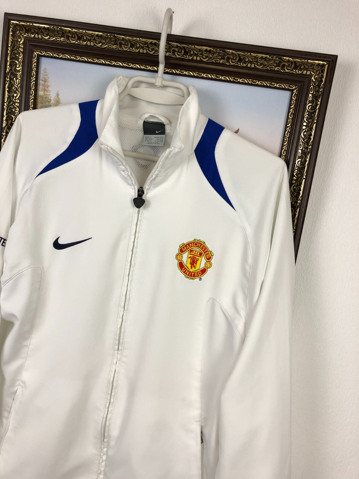 Vintage Nike Manchester United Football Jacket Soccer Track Top