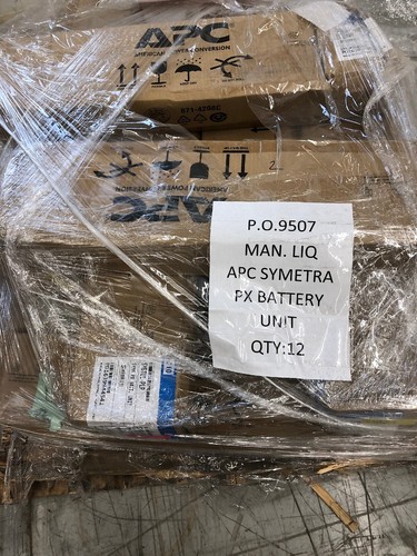 LOT OF 12 NEW APC BATTERY UNIT SYBTU1-PLP MODULE SYMMETRA PX SERIES 96V 7.2Ah