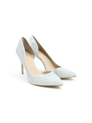 

INC Женские серые туфли-лодочки Dorsay с запахом на каблуке Kenjay Stiletto Slip On Pumps 7,5 M, Серый, KENJAY4SLVR