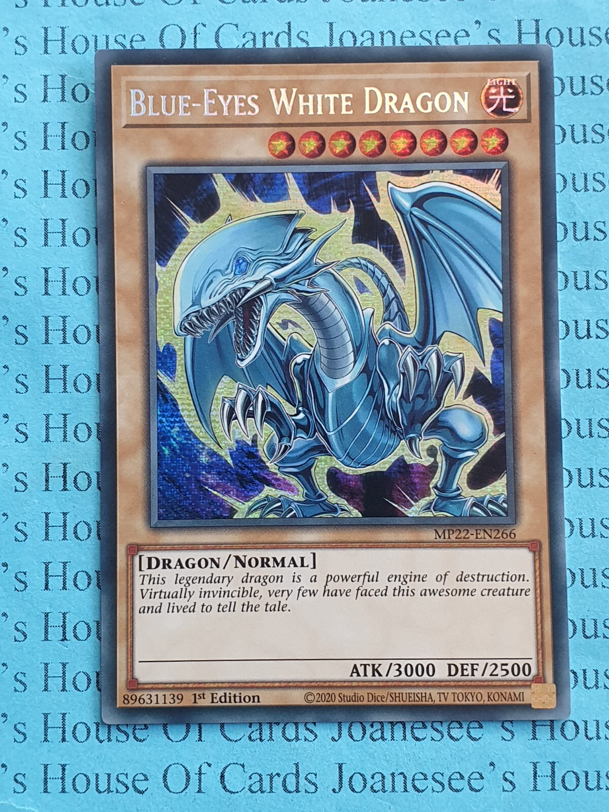 YU-GI-OH! 遊戯王 Blue-Eyes White Dragon！ Blue-Eyes White Dragon JMPR-JP001 [KCUR] KC Ultra Rare
