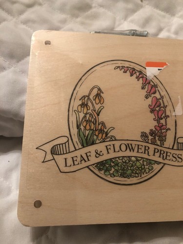 flower & Leaf press nature pressed l Heavy Duty Factory Sealed 7x7 Made In USA