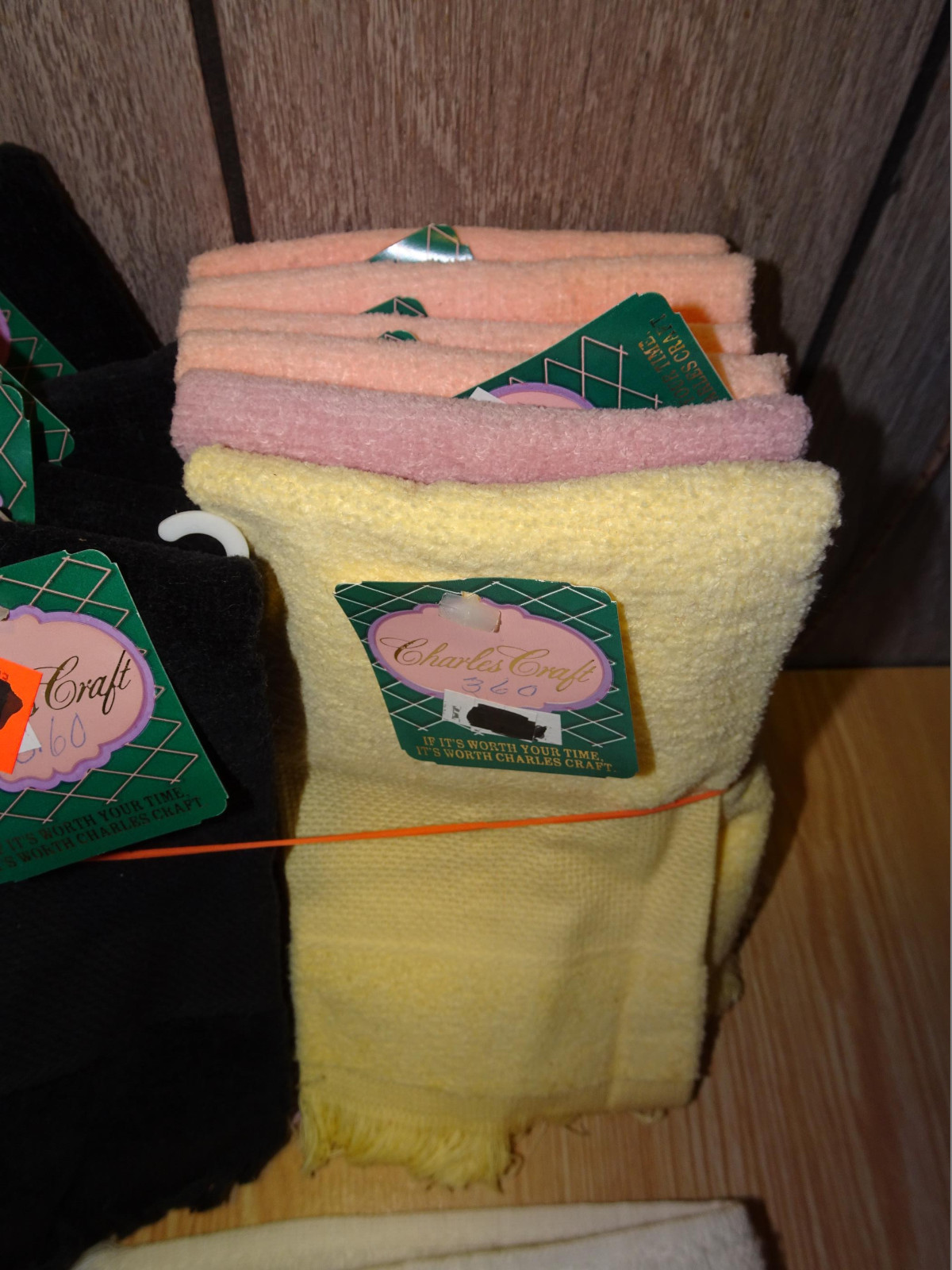 Lot of 11 New NOS Charles Craft Towels for Needlecraft Cross Stitch Velour&Sport