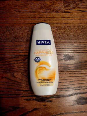 NIVEA Touch of Happiness Orange Blossom Scent Moisturizing Body Wash 16.9 OZ 