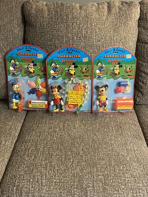 1977 Remco Donald Duck Mickey & Minnie Mouse   Character Activity Set Disney MIP