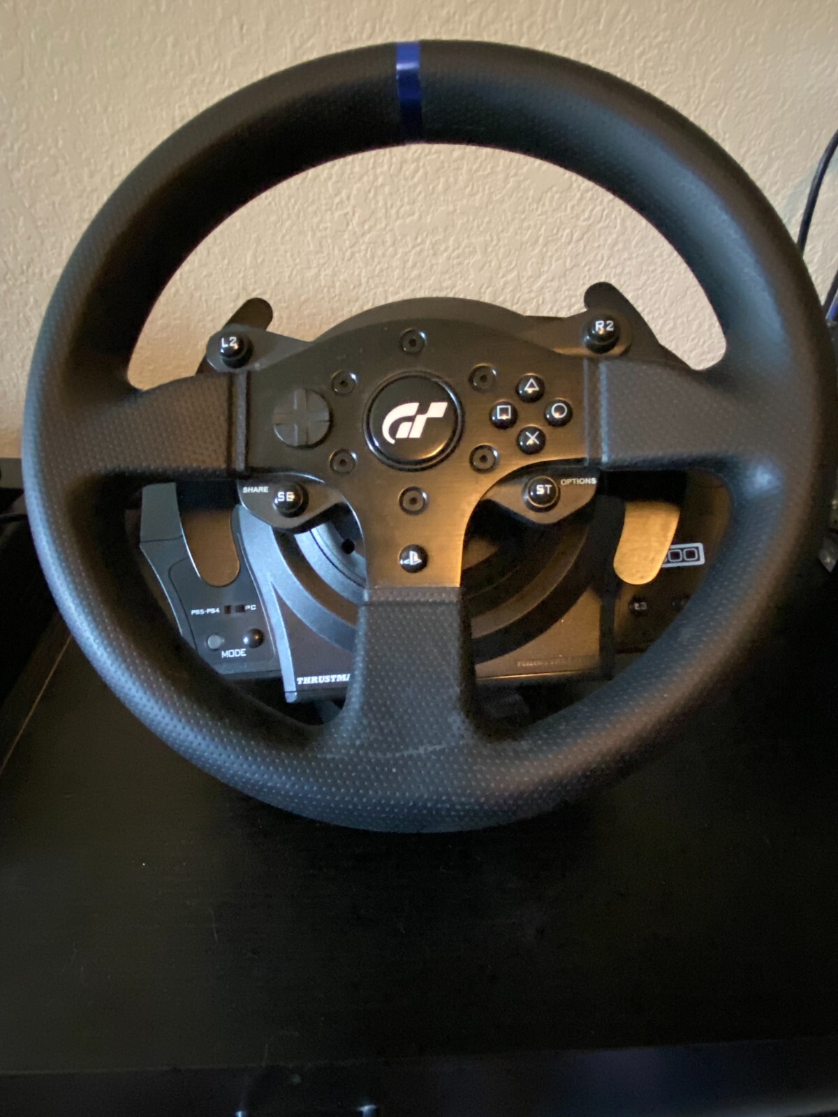 Lightly Used, Thrustmaster T300 RS GT Racing Wheel, pedals, AND