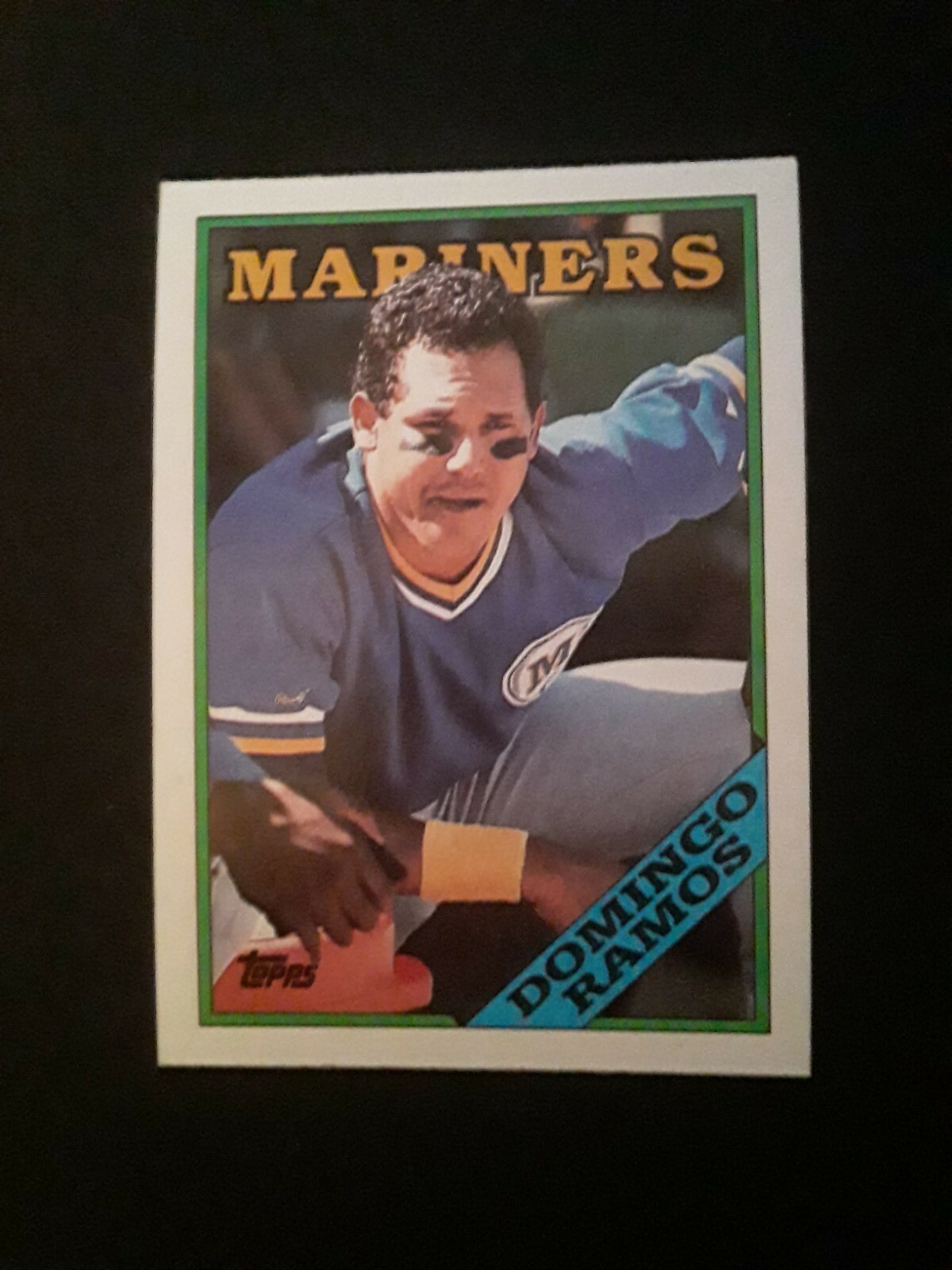 1988 Topps # 206 Error Alignment Domingo Ramos Mariners