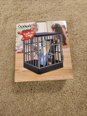 Buzzy Lock Up Cage Mobile Phone Smartphone Jail Cell Prison Safe Dinner Time