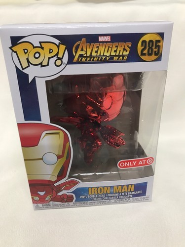 Funko Pop Red Chrome Iron Man Target Exclusive Marvel