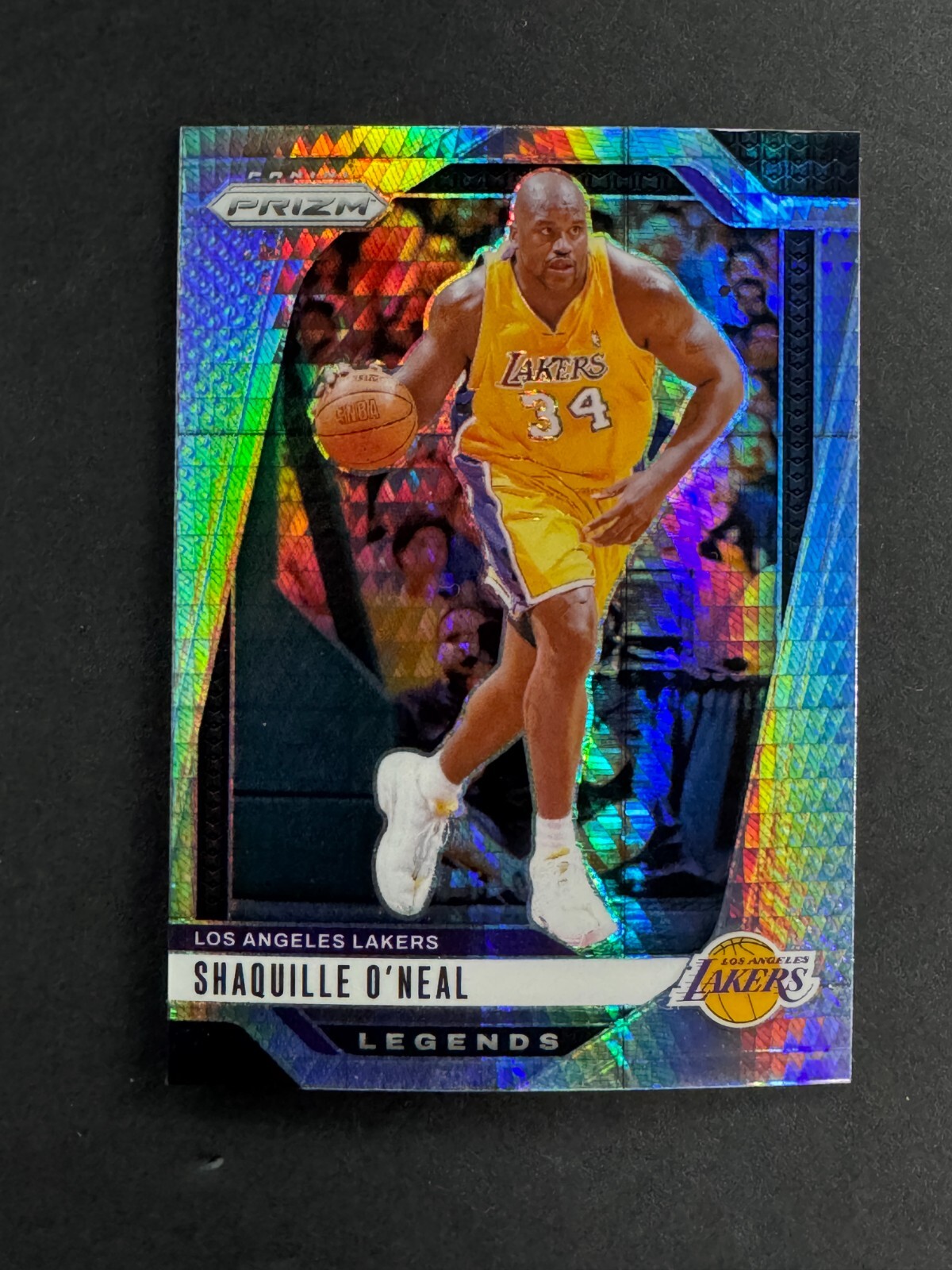 【完美品】2020 auto Shaquille O&#39;Neal 25シリアル Shaquille O'Neal Autographed Lakers Encapsulated 2019-20 No