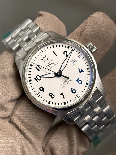 IWC Pilots Mark XX Stainless Steel Automatic 40 mm WHITE