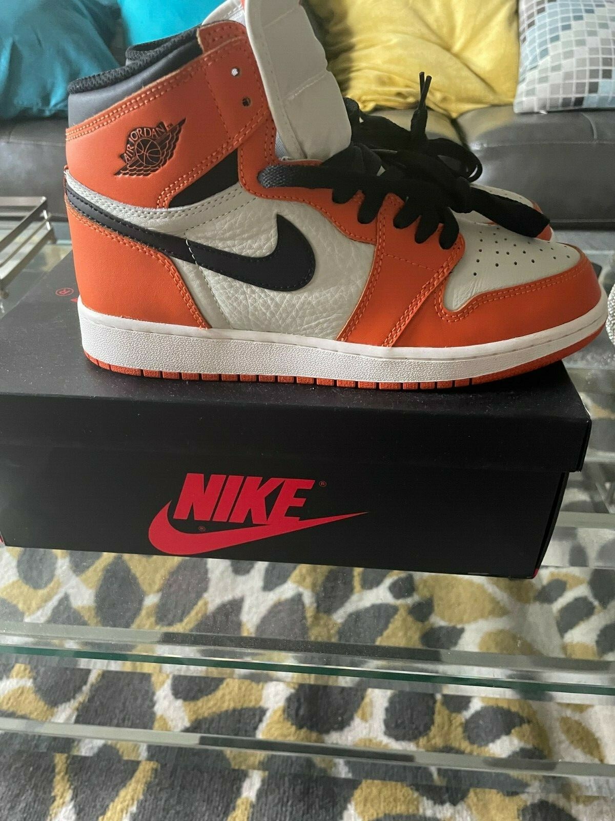 Nike Air Jordan 1 Retro High OG sz 7Y Shattered Backboard