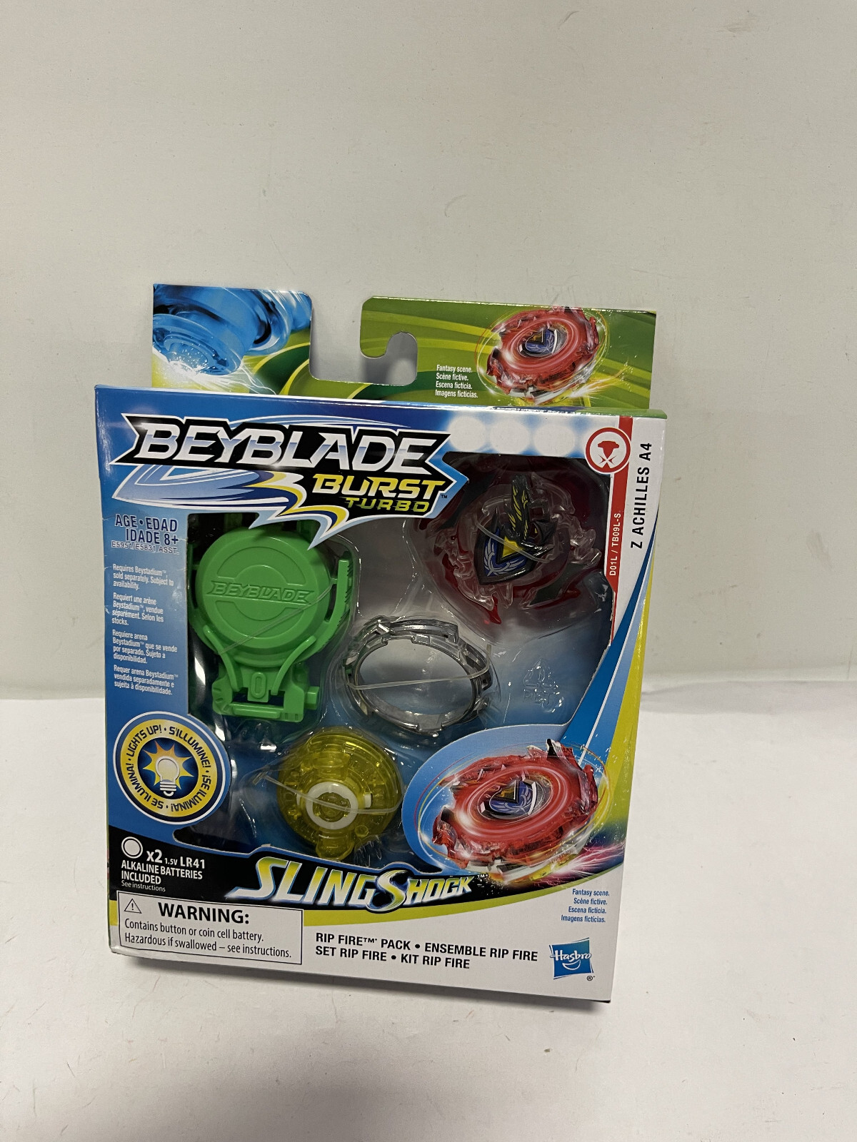 BEYBLADE Burst Slingshock Rip Fire Pack Z Achilles A4 Light BEYBLADE Burst Slingshock Rip Fire Pack Z Achilles A4 Light