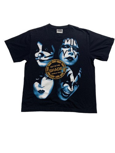 Vintage KISS Hot in the Shade World Tour T Shirt Mens Large