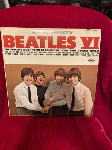 ビートルズ LPレコード6種セット Beatles VI ST 2358 Record Album Apple/Capitol Records 1965