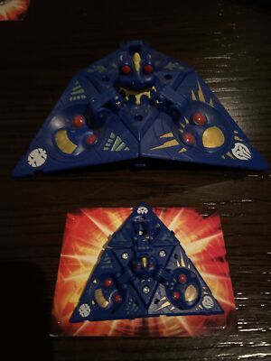 BAKUGAN Deka Trap TRIPOD EPSILON Blue Aquos Vestroia Loy Of 2 Large Small