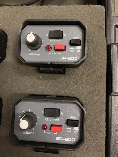 PortaCom PC-100 w/ 4 headsets, beltpacks, used, good condition