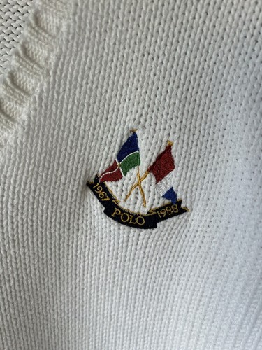 80s Polo by Ralph Lauren USA製 Vtg 80s Polo Ralph Lauren Striped Polo Shirt M/L Made In USA