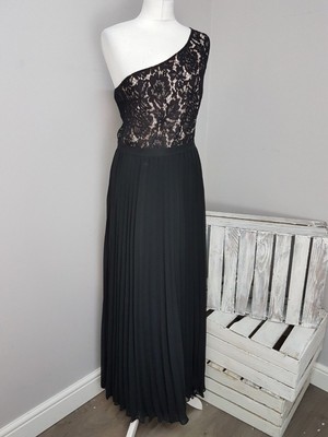 Oasis One Shoulder Maxi Dress RRP £90 (AS8/35)