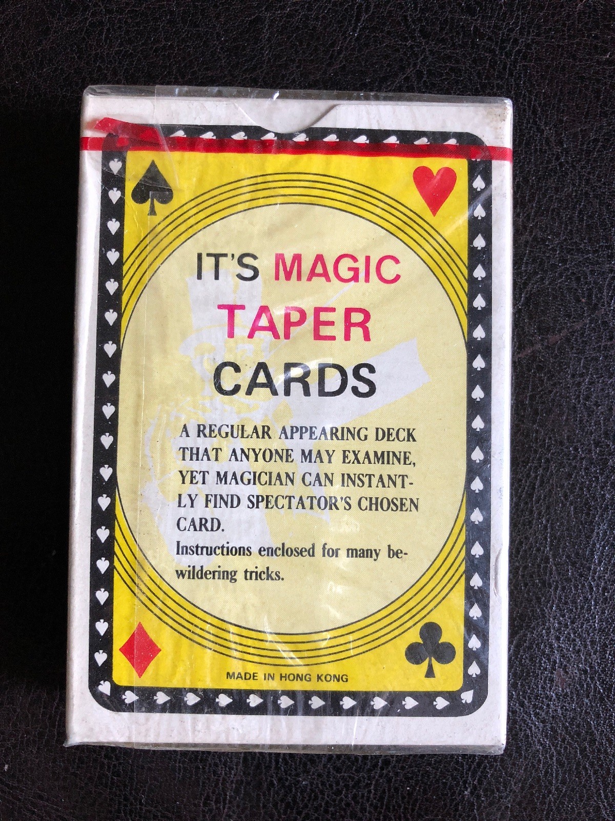 AA28 Rare Vintage ITS MAGIC TAPER CARDS Unopened