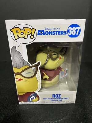 FUNKO POP ! ROZ 387 PIXAR MONSTERS BOX NOT MINT DB11