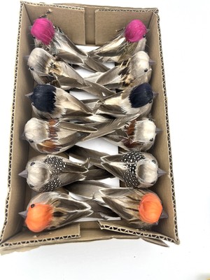 3d Clip On Small Artificial Sparrow