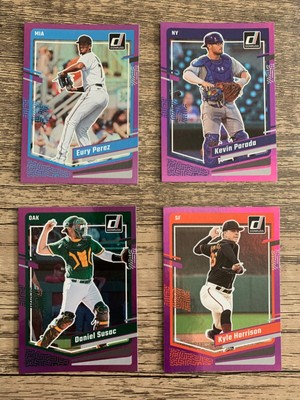 2023 Donruss baseball PURPLE parallels. Complete your set!