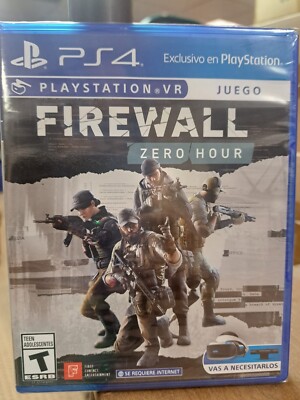 Firewall: Zero Hour VR - Sony PlayStation 4 PS4 2018 -SPANISH VERSION- BRAND NEW