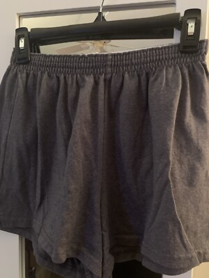 SOFFE Womens Juniors Shorts Clothing Grey Size L LARGE Elastic Waist