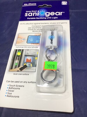 Mini Portable Android Travel UVC Sanitizing Light Home Smart Sanigear NEW NIP